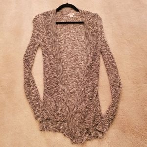 Brown and Cream Cardigan